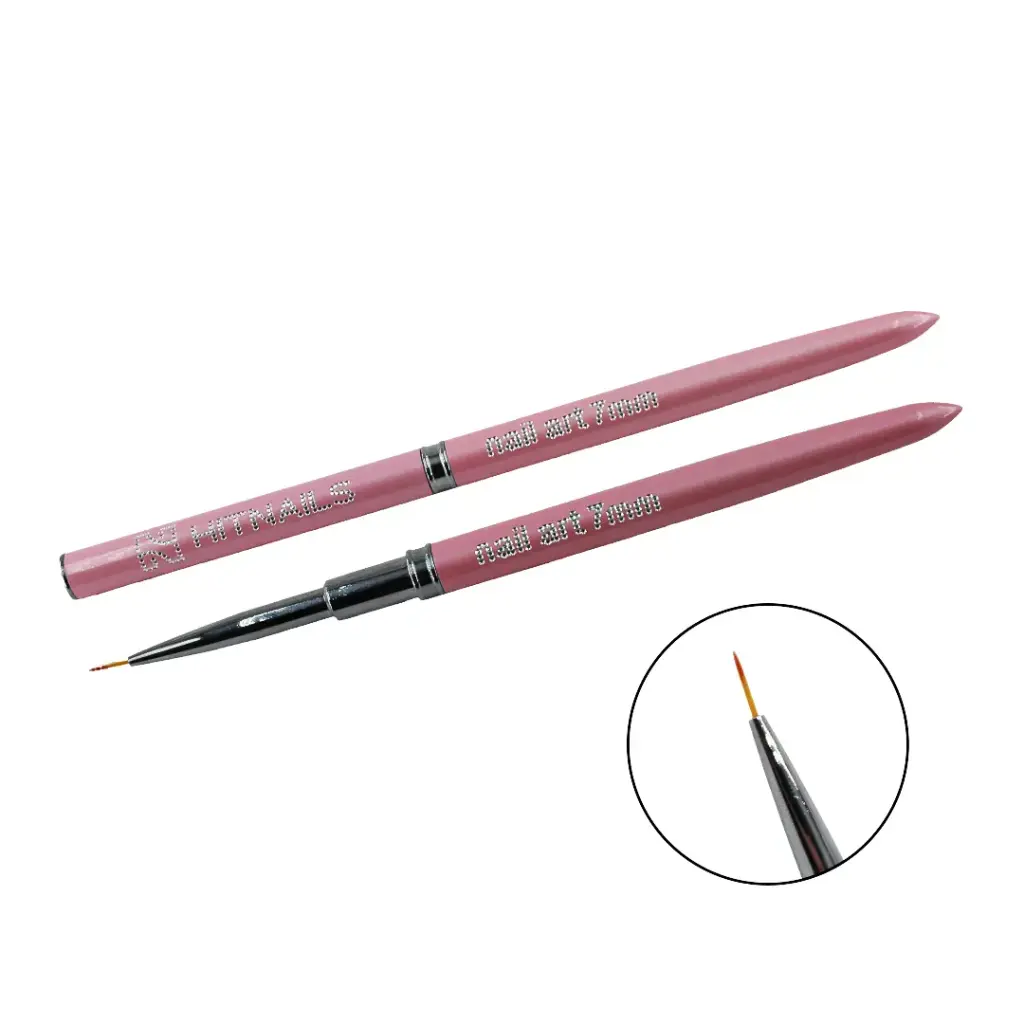 Pincel Nail Art com Tampa 7mm